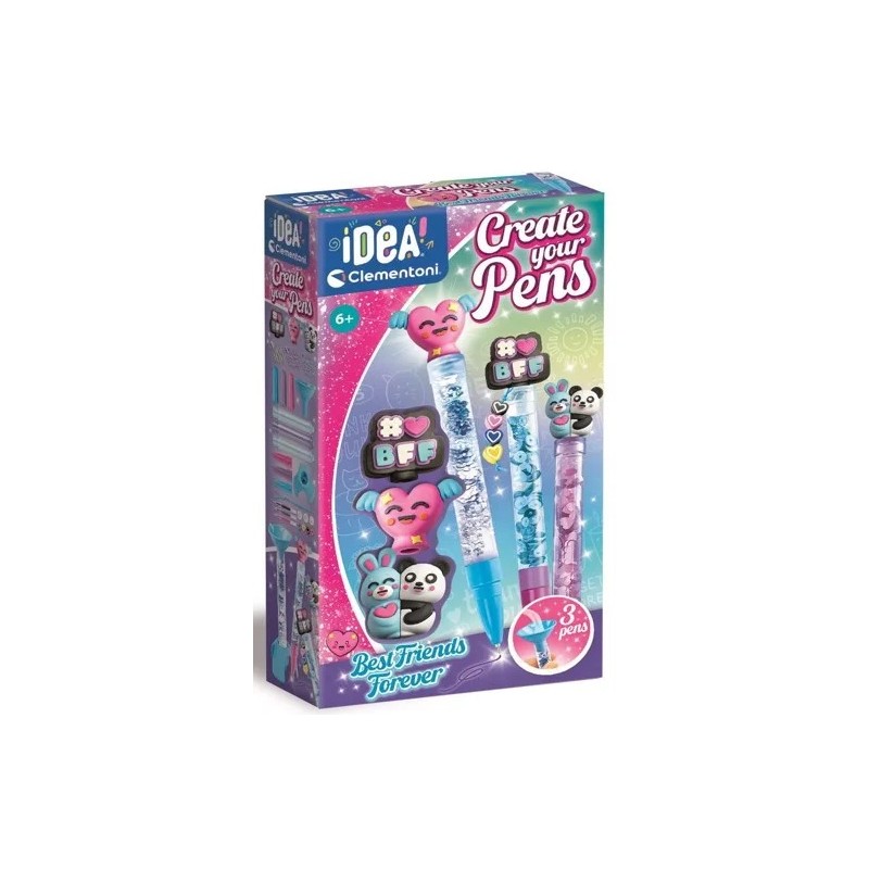 Clementoni 18872 - Idea - Mini Lab Penne Best Friends