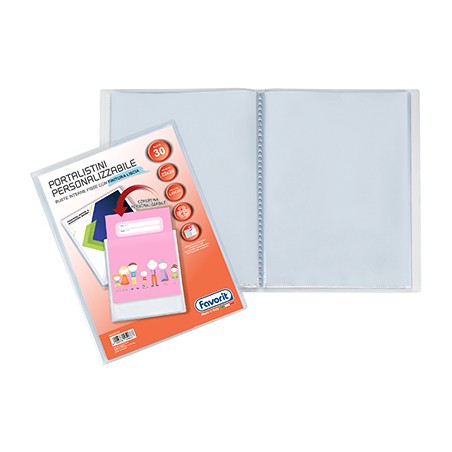 Favorit 182102 - Porta Listino 30 Fogli Personalizzabile