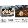 Koopman 2200240 - Party Lights 20 x 8 Led Luce Calda 14,5 Mt