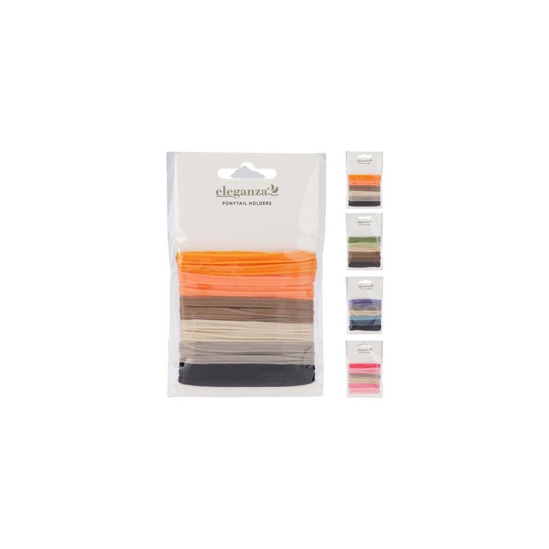 Koopman 9008110 - Elasici per Capelli 6 pz Ass