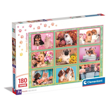 Clementoni 29788 - Puzzle 180 Pezzi - Super Noli Puppies