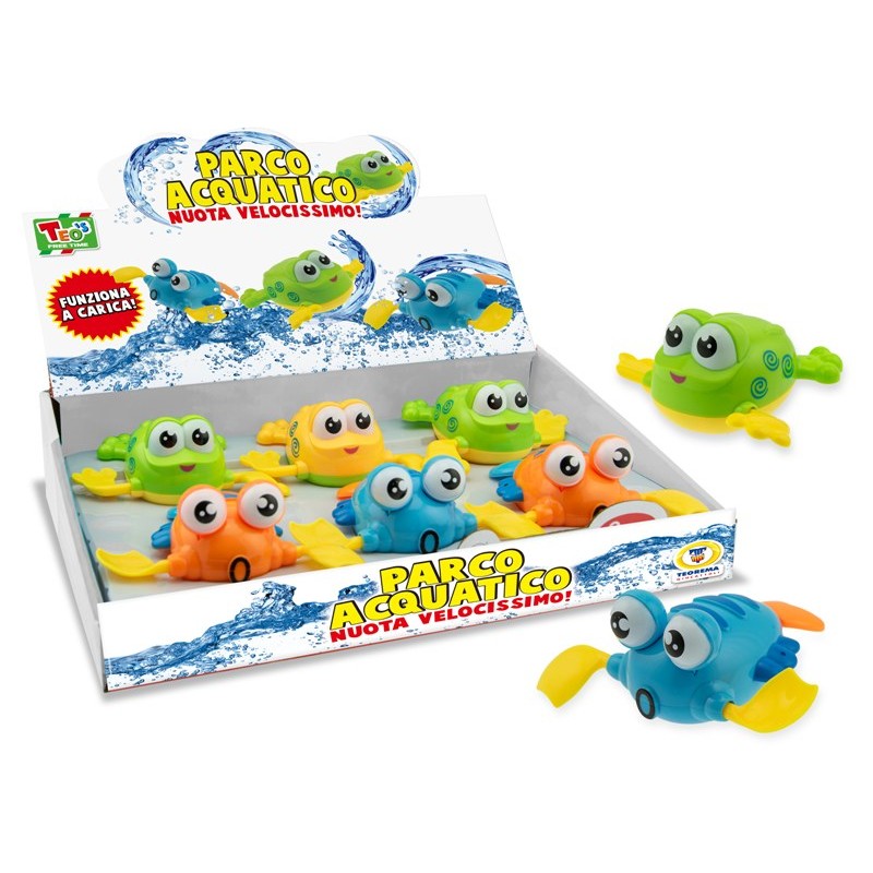 Teorema 68737 - Animali Marini Nuotatori a Molla Display 6 pz