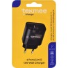 Tekmee 33420 - Presa a Muro 12W 2 Porte Usb/Type-C