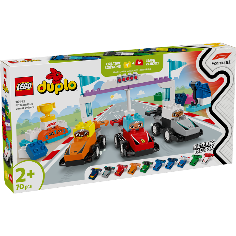 Lego 10445 - Duplo - Auto da Corsa e Piloti F1