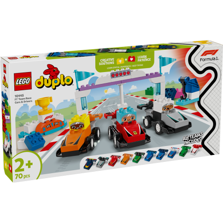 Lego 10445 - Duplo - Auto da Corsa e Piloti F1
