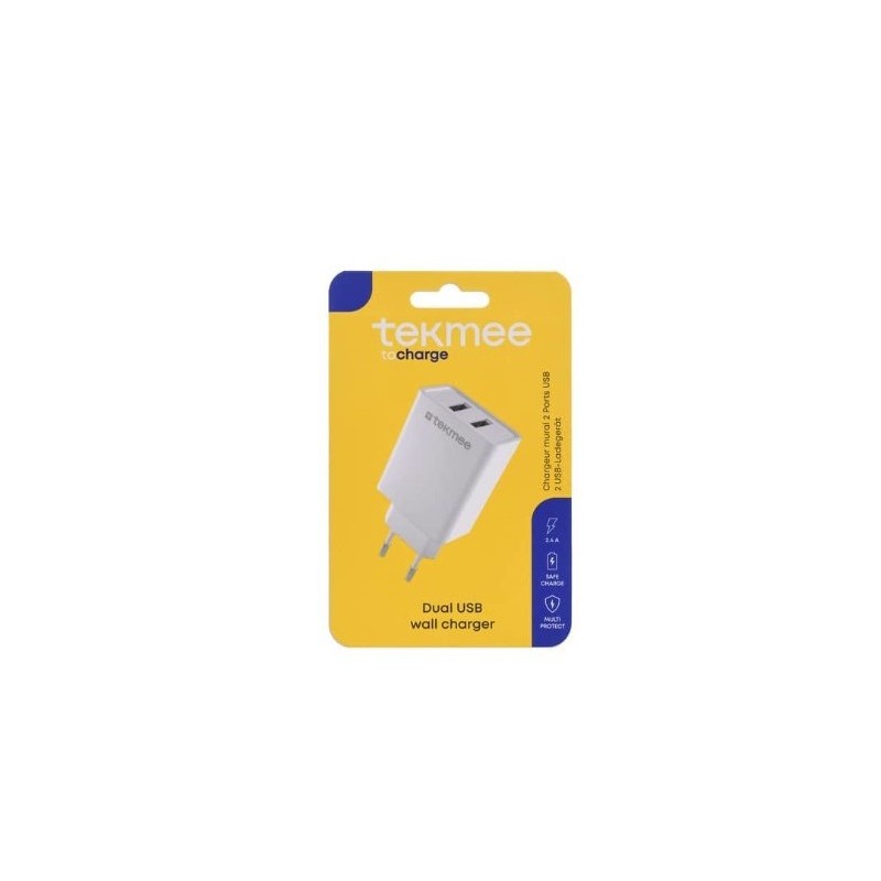 Tekmee 40430183 - Presa Muro 2 porte USB 2.4A