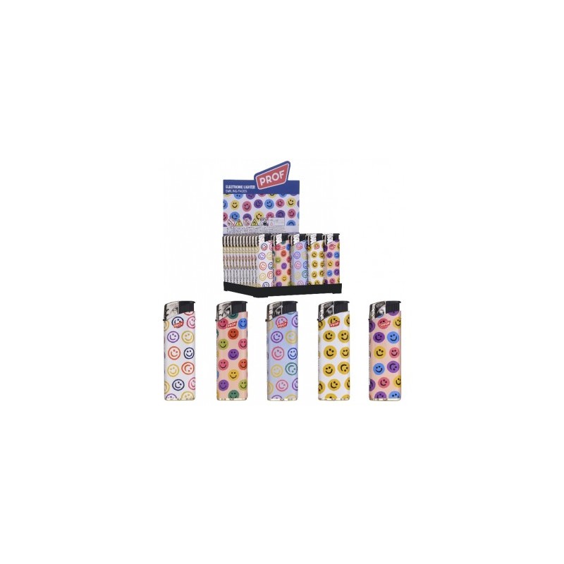 Prof 41804783 - Accendini Elettronici Ricaricabili Smile Conf.50 pz