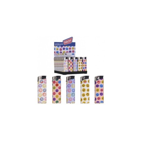 Prof 41804783 - Accendini Elettronici Ricaricabili Smile Conf.50 pz
