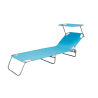 Fratelli Pesce 8679 - Lettino Ferro con Tettuccio 185 x 55 x 24 cm