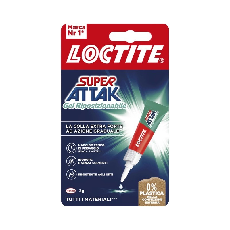 Loctite 2279 - Super Attak Gel Riposizionabile 3 g