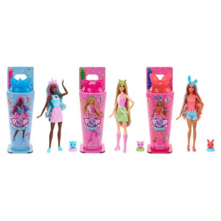 Mattel JCN85 - Barbie - Pop Reveal Serie Animal Party Ass