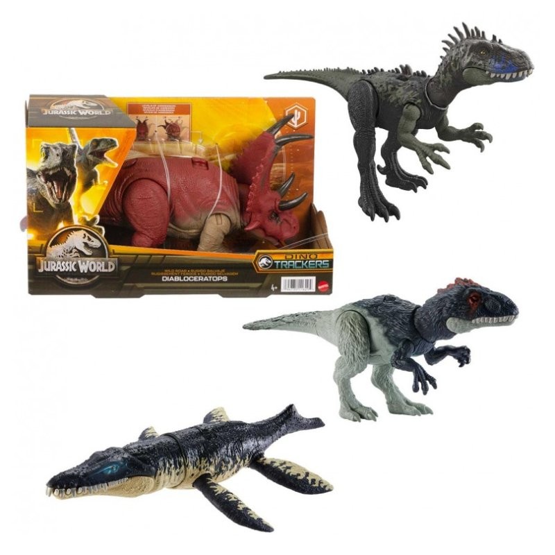 Mattel HLP14 - Jurassic World - Ruggito Selvaggio Ass.to