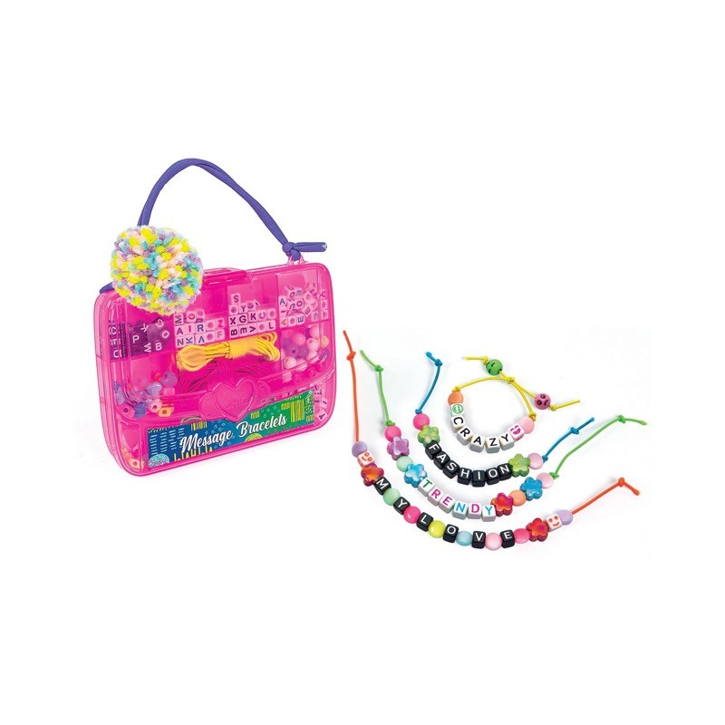 Clementoni 18151 - Crazy Chic - Braccialetti dell'Amicizia Rosa