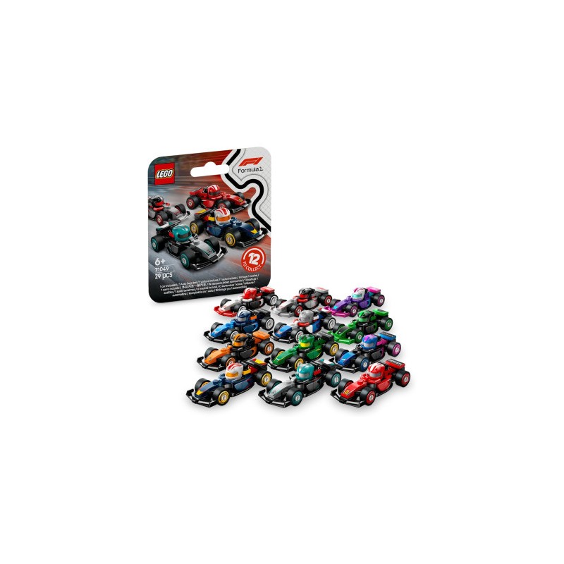 Lego 71049 - Minifigures - Auto Monoposto di F1