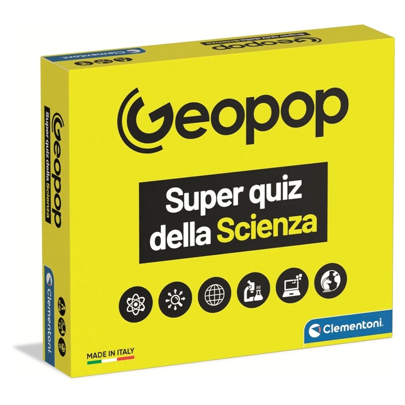 Clementoni 19431 - Geopop - Super Quiz della Scienza