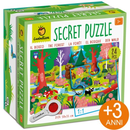 Educational 21900 - Ludattica Secret Puzzle Il Bosco