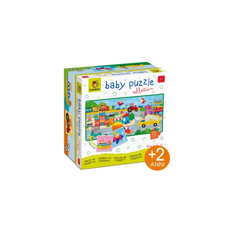 Educational 23867 - Ludattica Dudu Baby Puzzle Mezzi di Trasporto