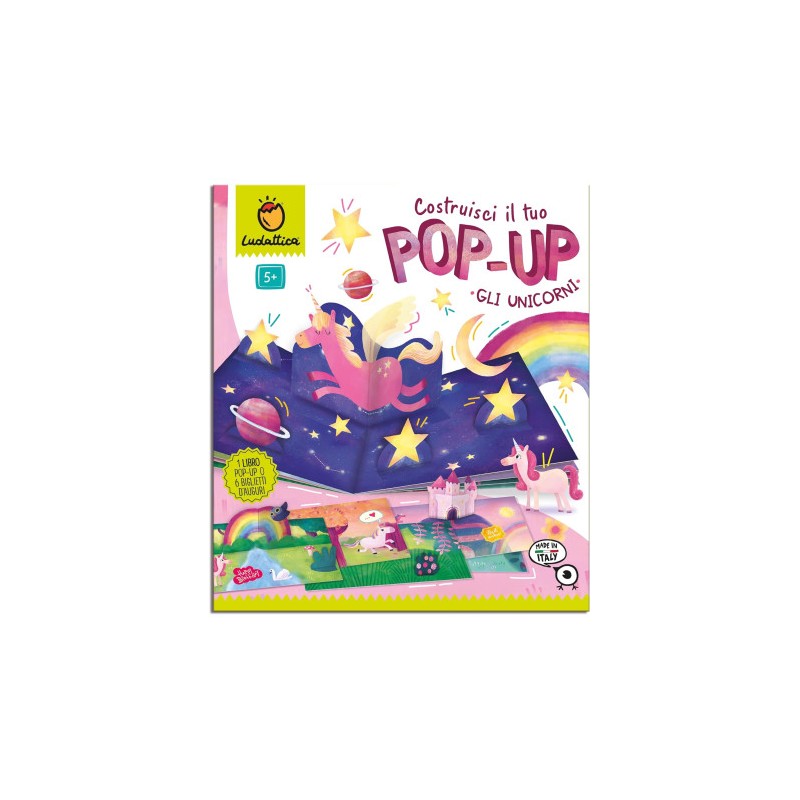 Educational 23805 - Ludattica Costruisci il Tuo Pop-Up Unicorni