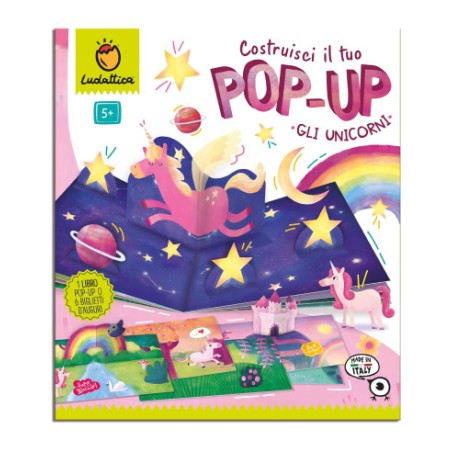 Educational 23805 - Ludattica Costruisci il Tuo Pop-Up Unicorni