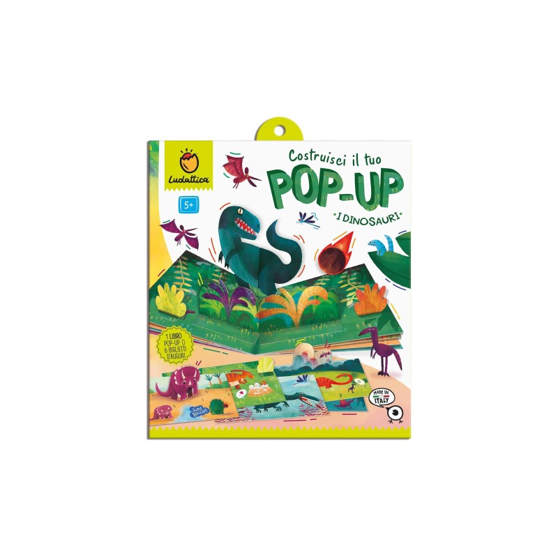 Educational 23799 - Ludattica Costruisci il Tuo Pop-Up Dinosauri