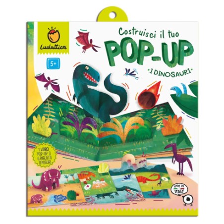Educational 23799 - Ludattica Costruisci il Tuo Pop-Up Dinosauri