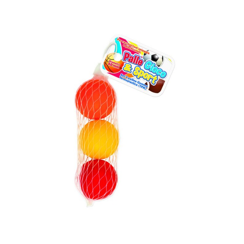Rstoys 10342 - Palline per Racchettoni 3 pz