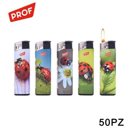 Prof 41803824 - Accendini Elettronici Ricaricabili Coccinelle Conf.50 pz CF50 ACC.COCCINE