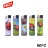 Prof 41803824 - Accendini Elettronici Ricaricabili Coccinelle Conf.50 pz CF50 ACC.COCCINE