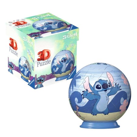 Ravensburger 11597  - Puzzle 3D - Disney Stitch 54 pz
