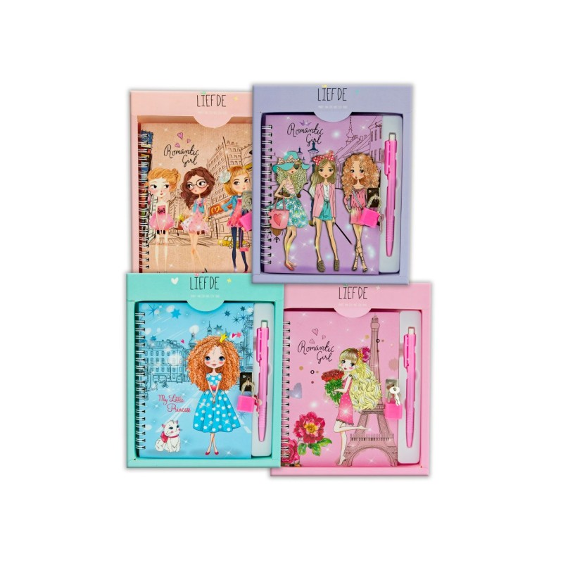 Teorema 52027 - Miss Signorina - Diario Segreto Fashion Girl Con Penna ...