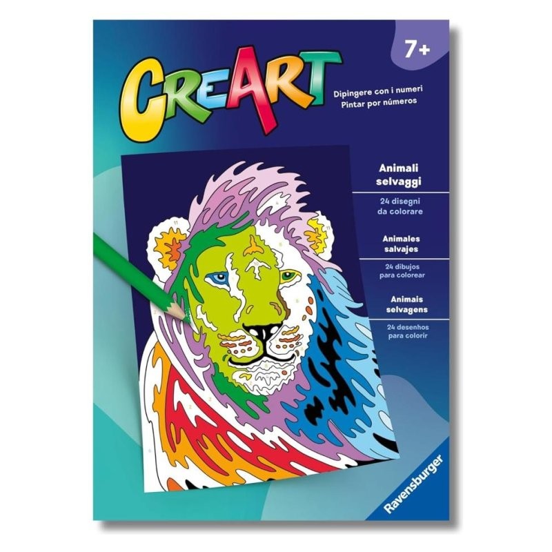 Ravensburger 96009 - Creart - Album da Colorare Animali Selvaggi