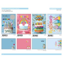 Marpimar ATSC26/12 - Biglietti Buon Compleanno Conf.12 pz