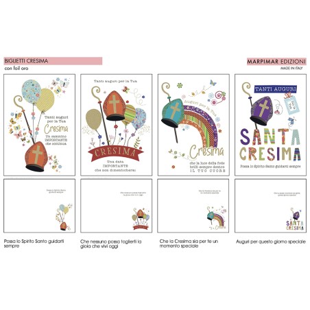 Marpimar ASRC12/12 - Biglietti Cresima Conf.12 pz