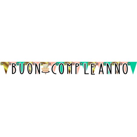 Ciao 34755 - Festone Buon Compleanno 2,10 Mt