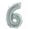 Ciao 31616 - Palloncino Silver 85/90cm N.6
