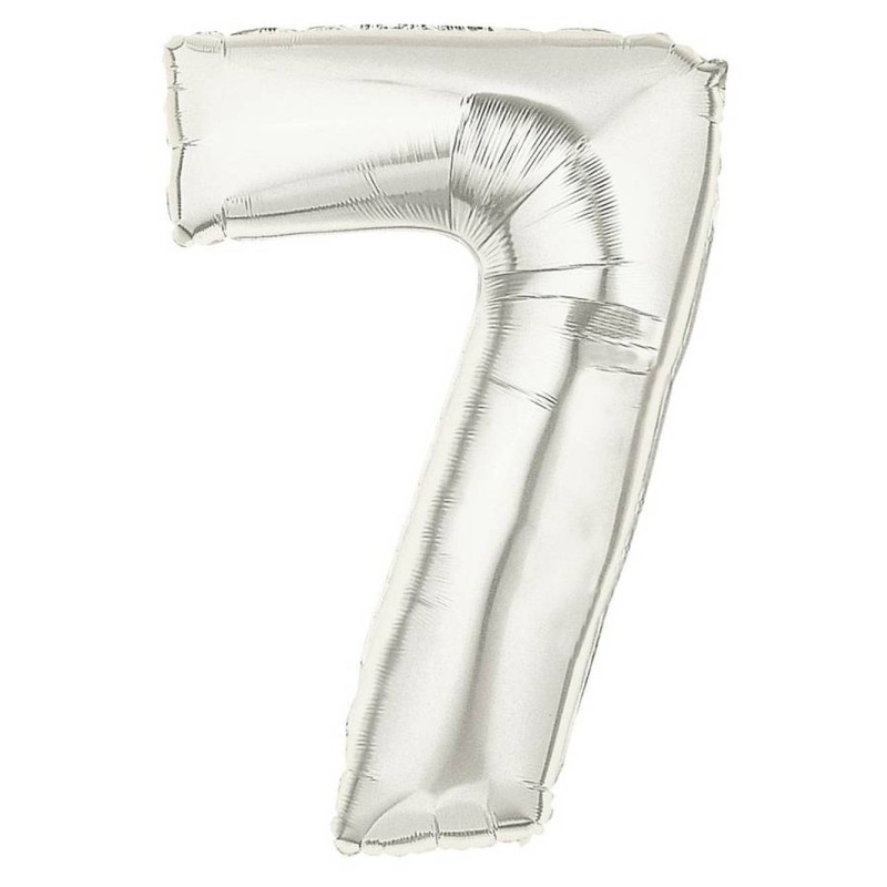 Ciao W33347 - Palloncino Silver 100cm N.7