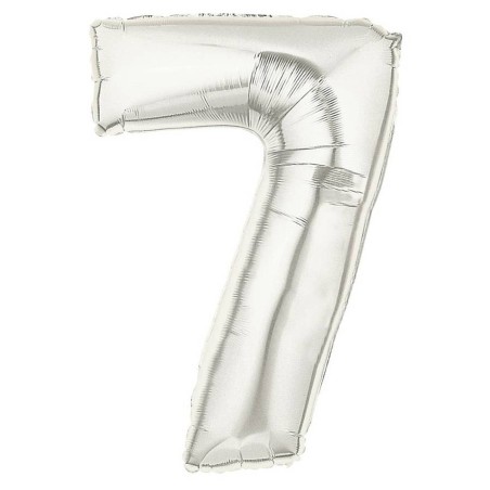 Ciao W33347 - Palloncino Silver 100cm N.7