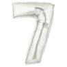 Ciao W33347 - Palloncino Silver 100cm N.7