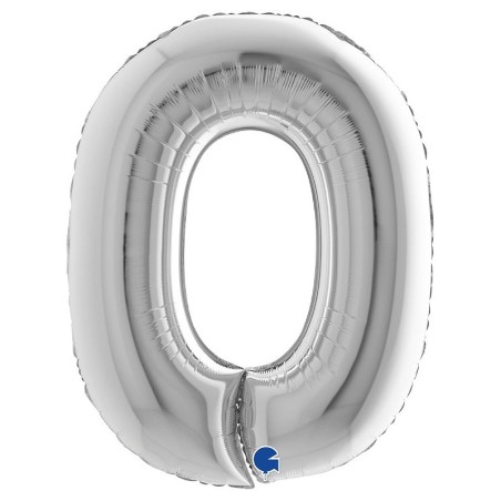 Ciao W33340 - Palloncino Silver 100cm N.0