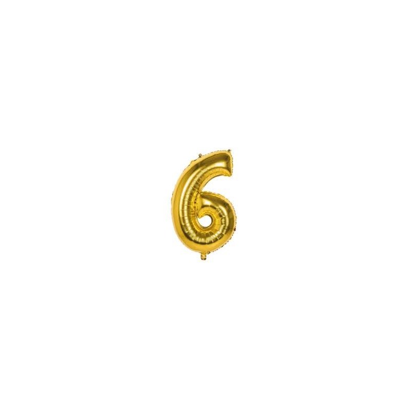 Ciao 22026 - Palloncino Oro 86 cm N.6