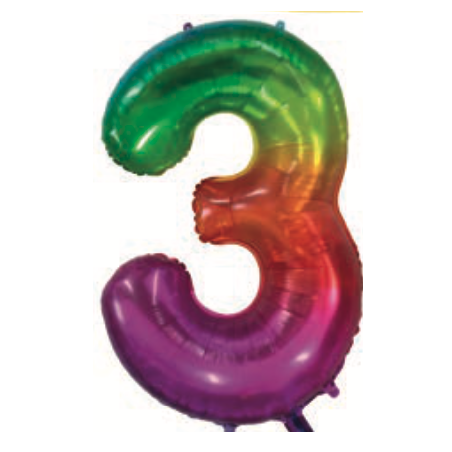 Ciao 22933 - Palloncino Rainbow 90 cm N.3