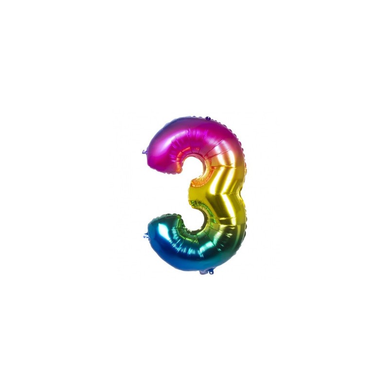 Ciao 22053 - Palloncino Rainbow 86 cm N.3