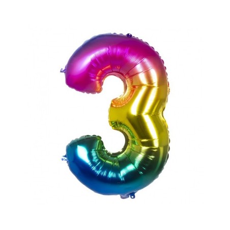 Ciao 22053 - Palloncino Rainbow 86 cm N.3