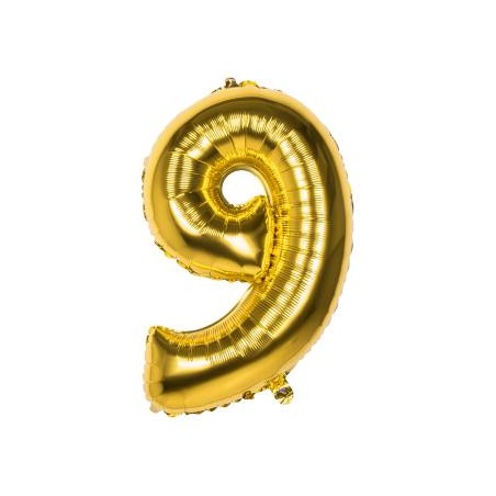 Ciao 23709 - Palloncino Oro 86 cm N.9