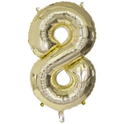 Ciao 23708 - Palloncino Oro 86 cm N.8