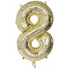 Ciao 23708 - Palloncino Oro 86 cm N.8