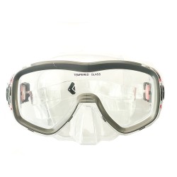 Fratelli Pesce 8349 - Maschera Atlantic Pvc Vetro Temperato 14+