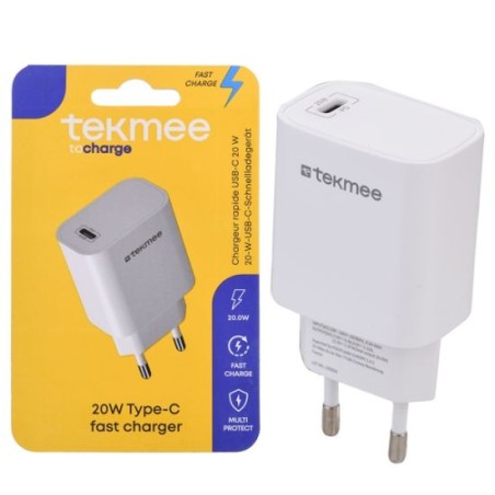 Tekmee 40430188 - Presa a Muro Type-c Fast Charge