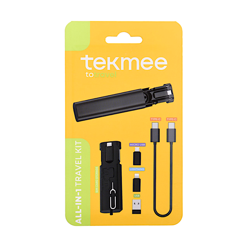 Tekmee 40430359 - Kit da Viaggio Cavo Usb con Adattatori