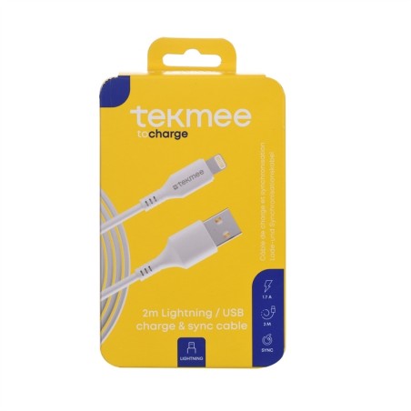 Tekmee 40430164 - Cavo Lightning/Usb 2 Mt